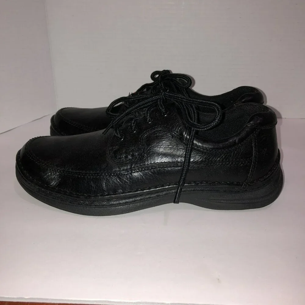 New Nunn Bush Mens Size 8.5 Black Slip-Resistant Work Shoes Oxfords Sneakers